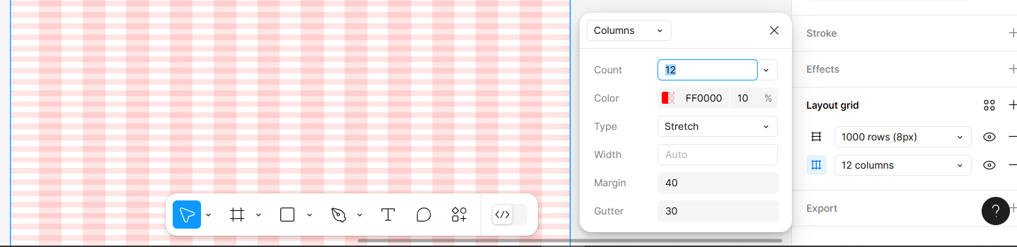 how-to-applay-grid-system-inside-figma